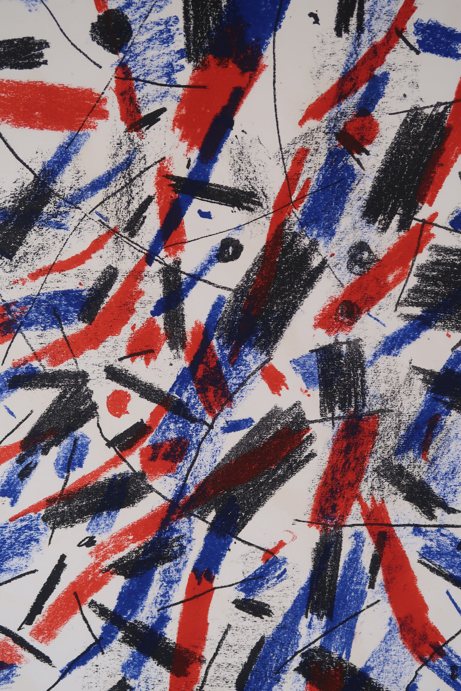 Lithography by Jacques Germain, France 1968