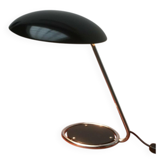 Metal table lamp model 6761 from the mid-century German period by Christian Dell for Kaiser Leuchten, 1960s.
