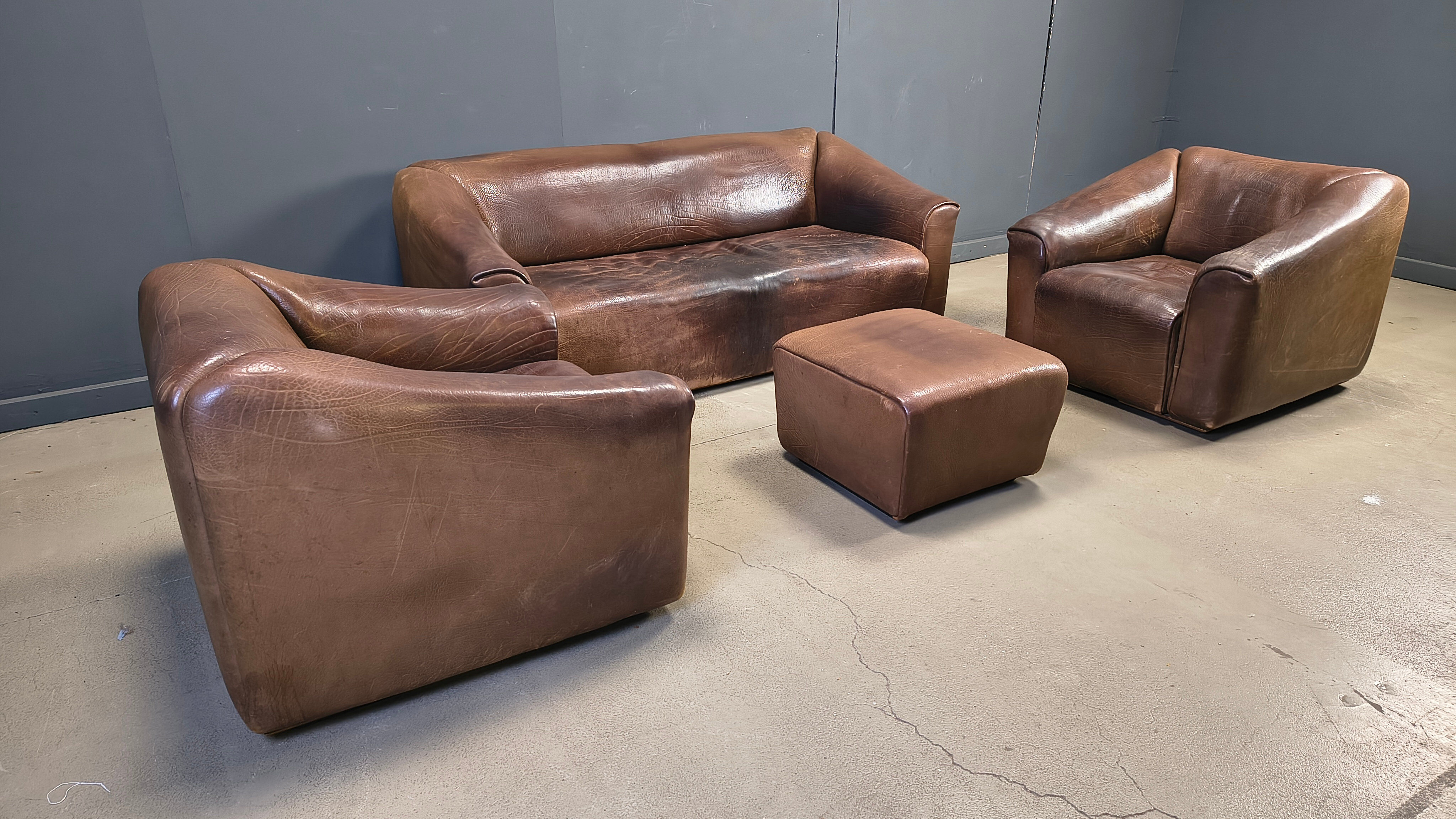 De Sede DS47 sofa set, 1960s