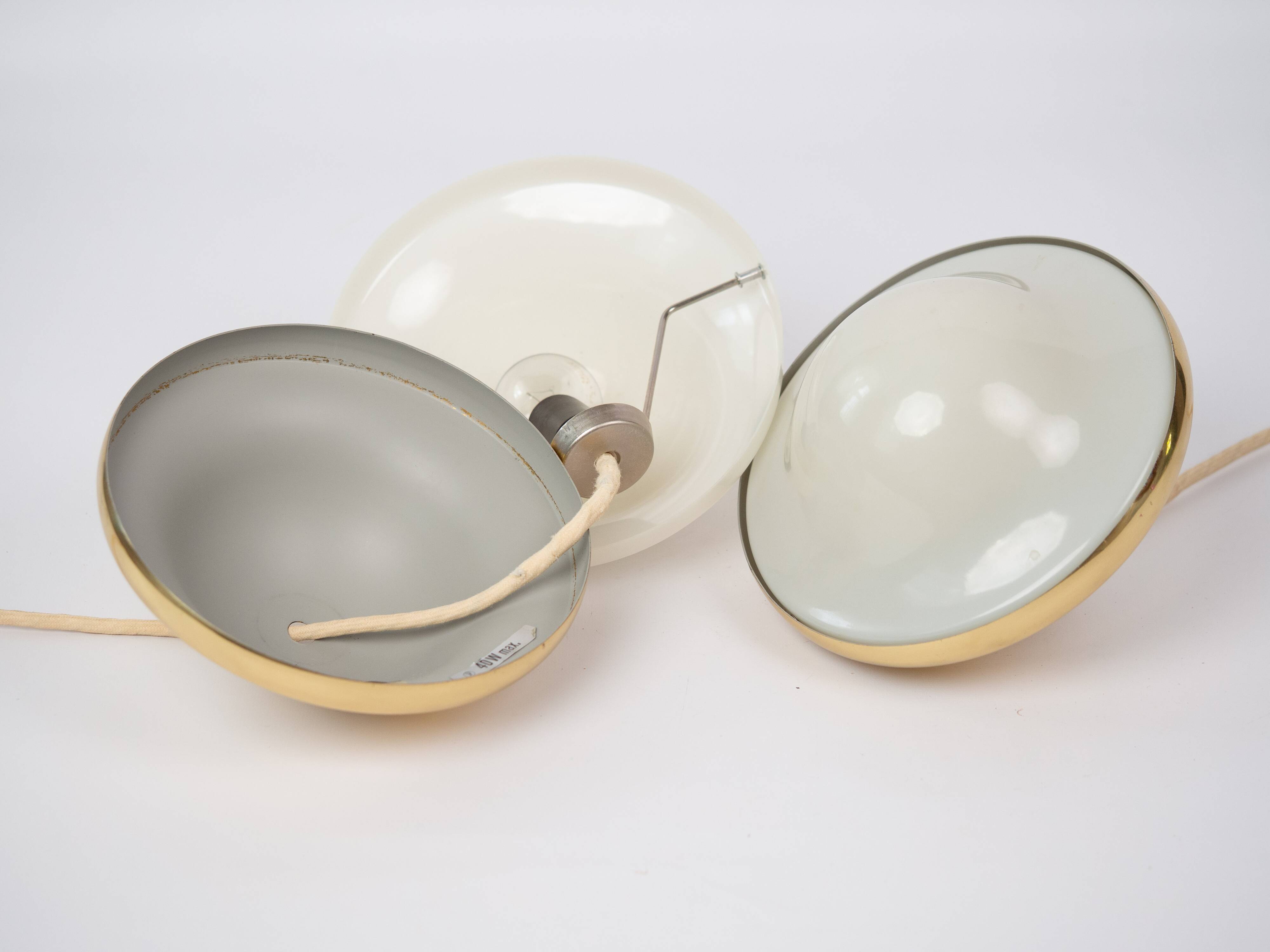 Vintage Danish Bubi pendant lamps by Henning Kuppel, Louis Poulsen, 1972