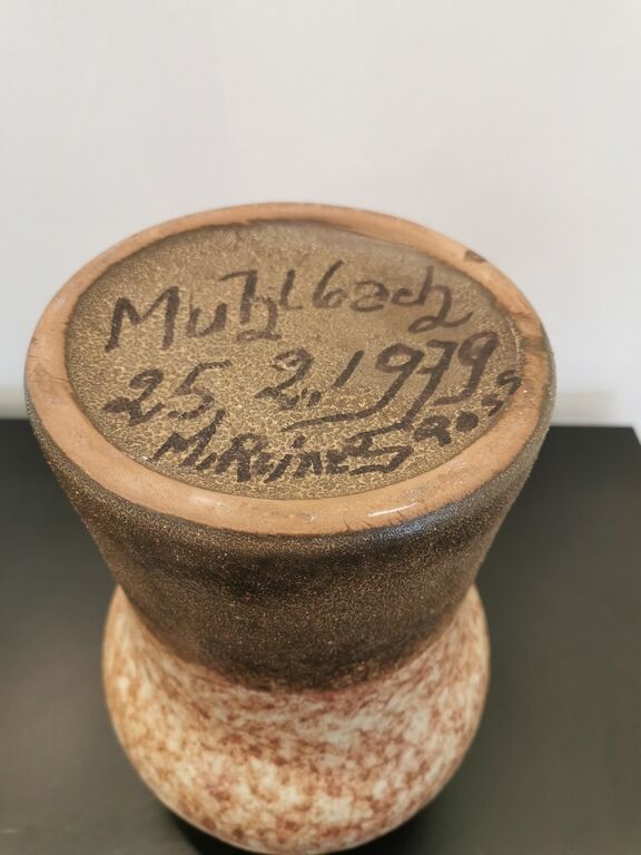 Ceramic vase of Muhlbach Alsace