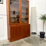 Scandinavian glass sideboard in teak
