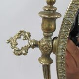 Table psyche, bronze tilting mirror