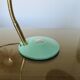 60s teal-coloured cocotte lamp