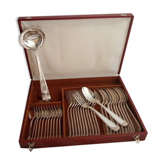 Box house house metal silver 37 pieces art deco punches 84 gr