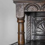 Charles II Oak Plaque, 1684, Set of 3