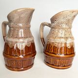 Pair of vintage pitchers