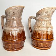 Pair of vintage pitchers