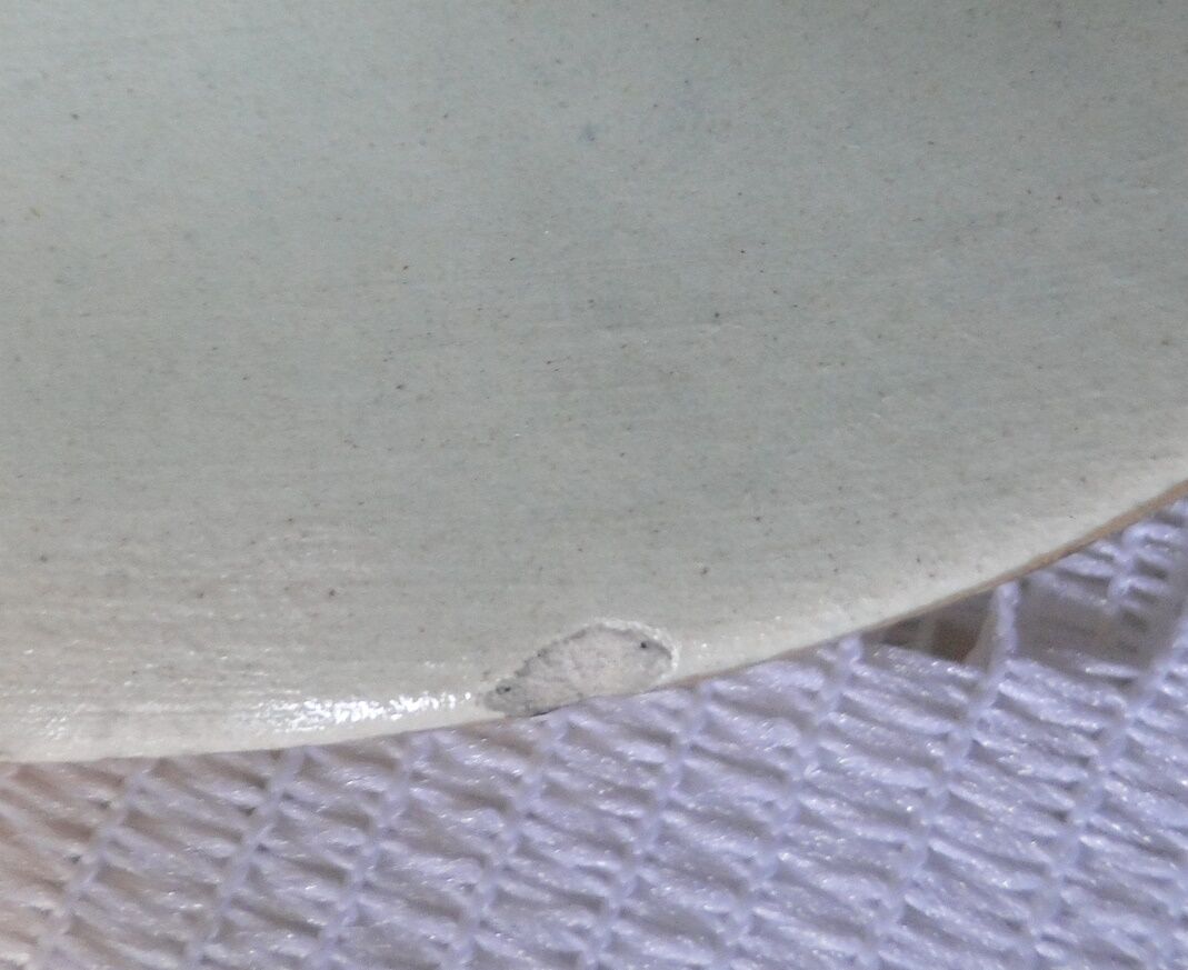 Vegetable soup tureen with old barbotine porcelain dish H.Becquet quarqueron