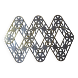 Folding metal trivia vintage flowers