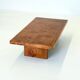 Table basse vintage par Smania en bois de noyer.