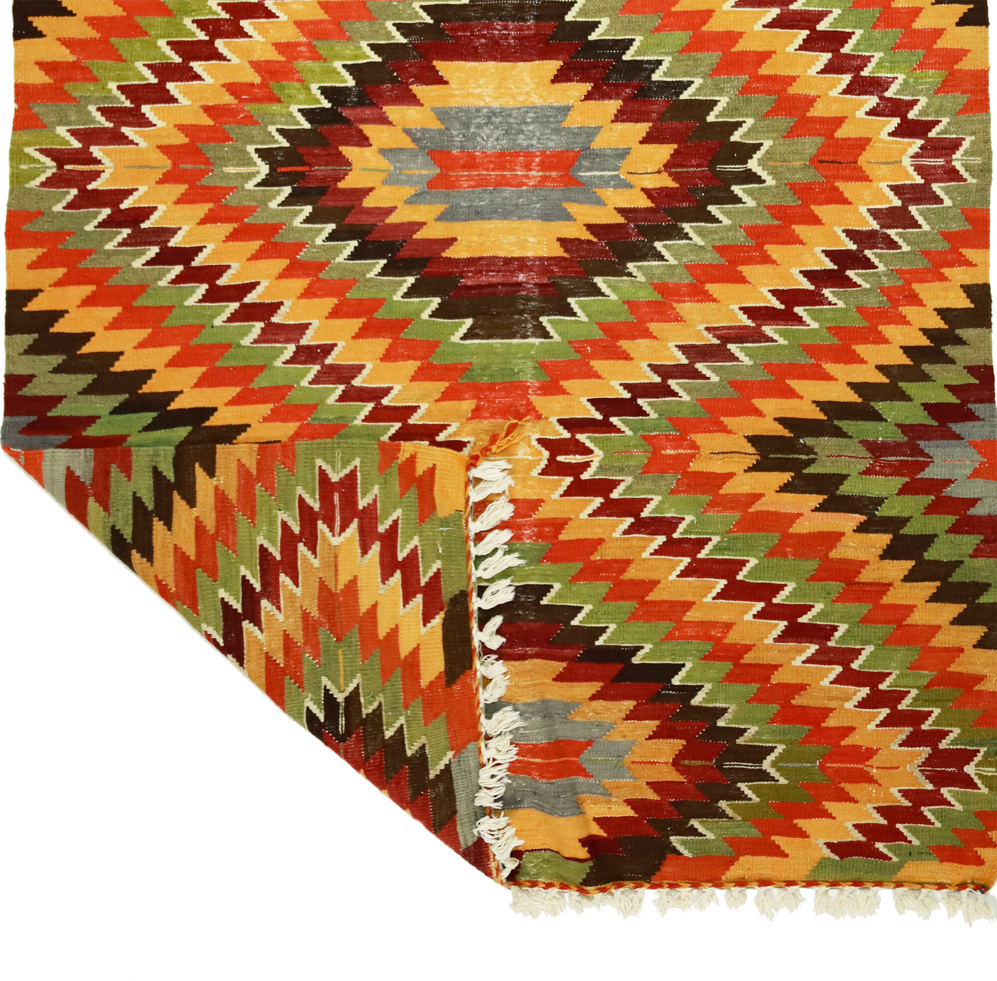 Anatolian handmade kilim rug 292 cm x 168 cm