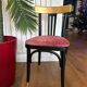 Redesigned powder pink bistro chair
