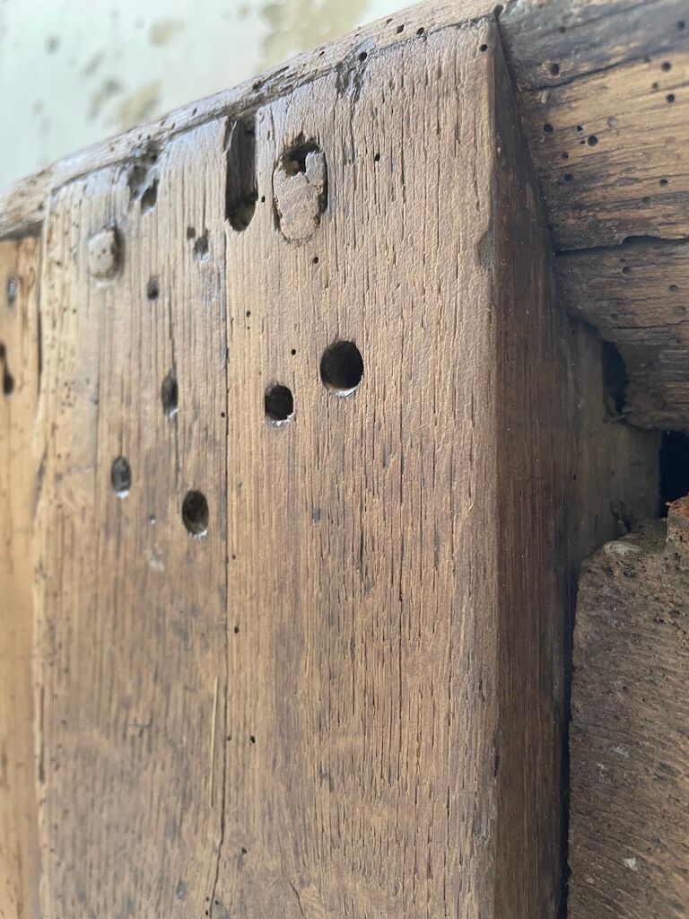 Established former brutalist console oak pine