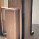 Pair of Skycraper Art Deco vases in glazed ceramic