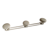 White metal wall coat rack, 1970