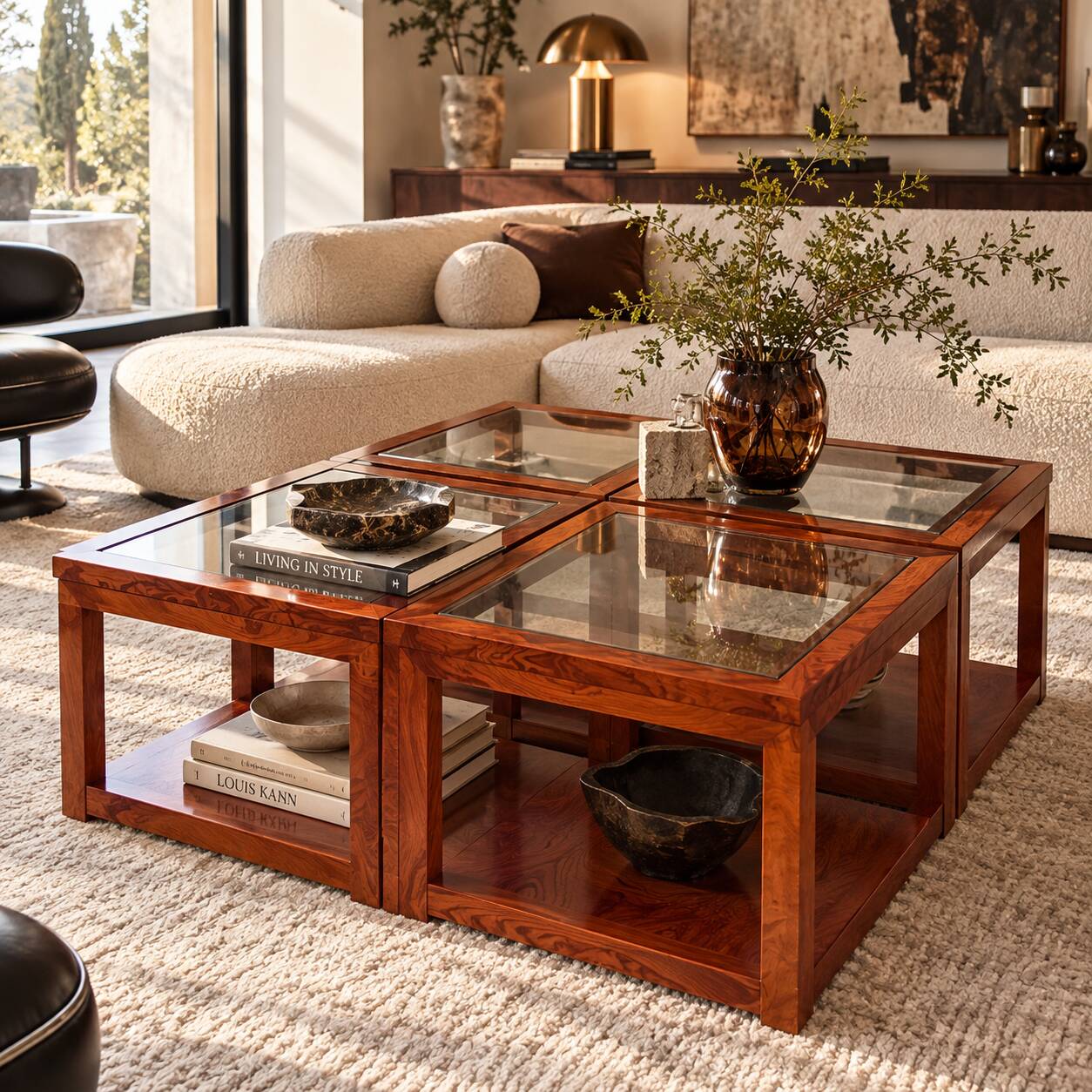 Roche Bobois modular coffee table from the 1980s.