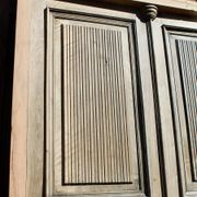 Double Door In Carved Walnut 19th Century