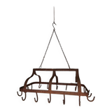 pig holder, wrought iron hook support