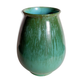 Vase Anglais à l'émail flammé vintage