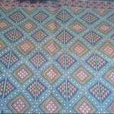 Berber carpet handmade multicolored wool 146 x 260 cm