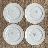 8 flat plates digoin sarreguemines