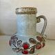 Strehla fat lava pitcher vase