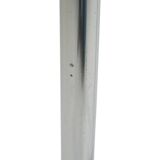 Vintage Retro Gray Formica Stool Chrome Plant Table Side Table