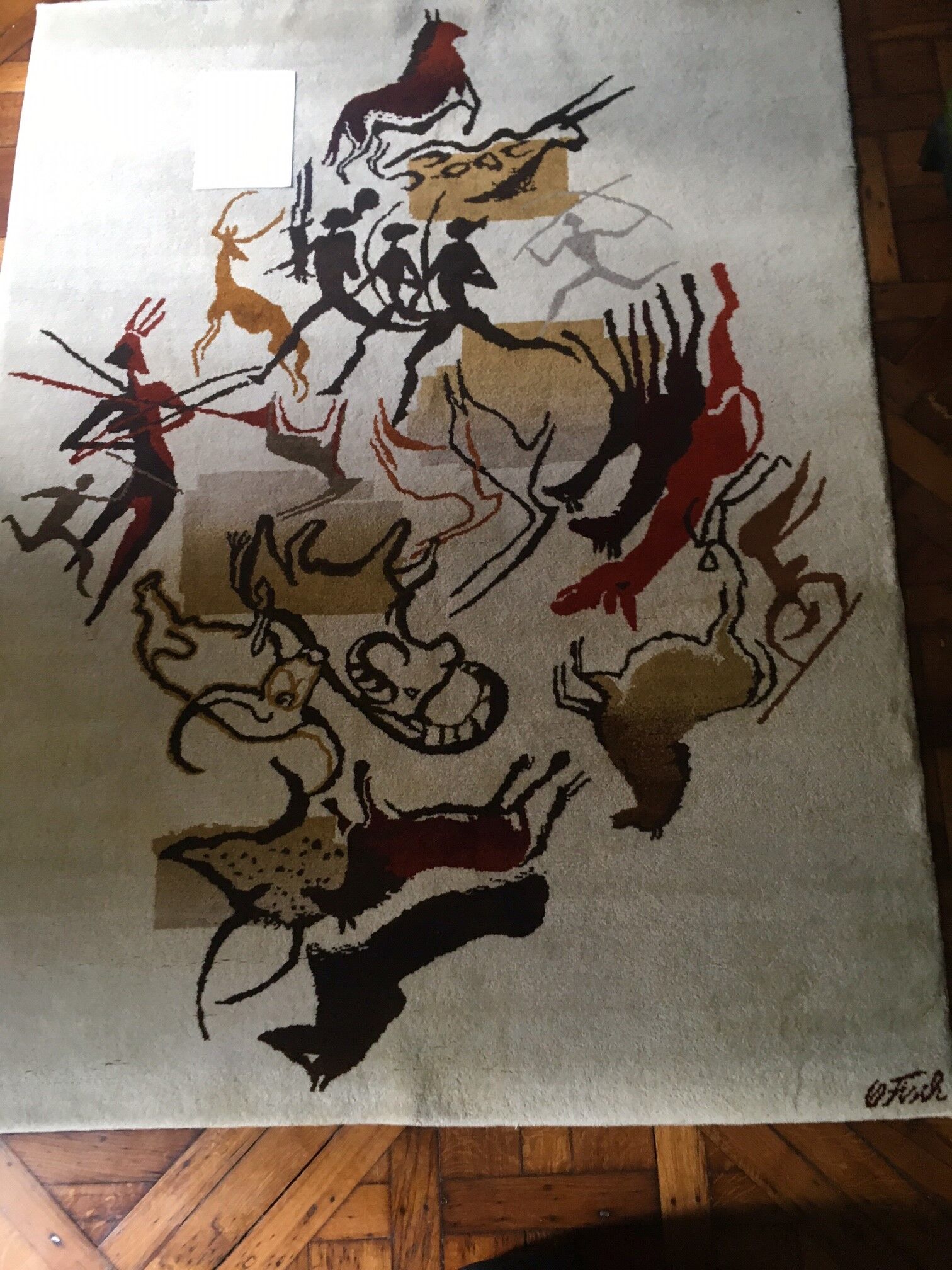 Olga Fisch, Carpet of the Caverna series, circa 1950 243 X 183 cm