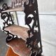 Wall shelf – Carved wood – Decoration – Vintage cut-out style