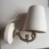 Pair of marble wall lights