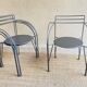 Armchairs Lune d'argent design Pascal Mourgue edition Fermob
