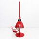 Lampe de bureau en métal rouge