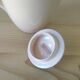 Cafetière ou théière Digoin Sarreguemines rose poudre