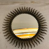 Former mirror sun contour metal vintage decoration