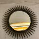 Former mirror sun contour metal vintage decoration