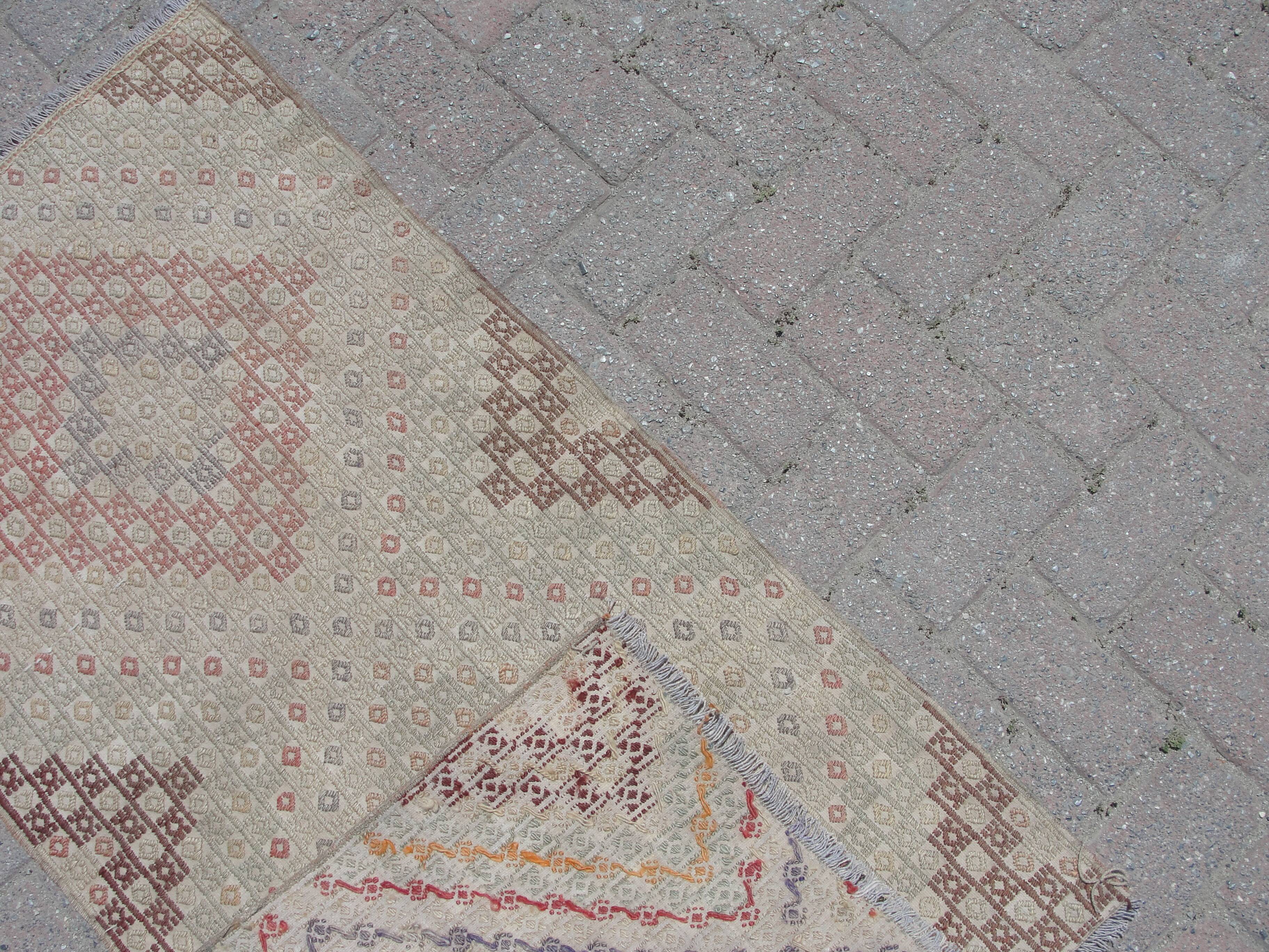 Handmade small kilim rug 64cm x 122cm