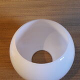 Open globe 20cm in old white glass for suspension lamp