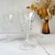 6 Arques crystal red wine glasses, Tuileries model
