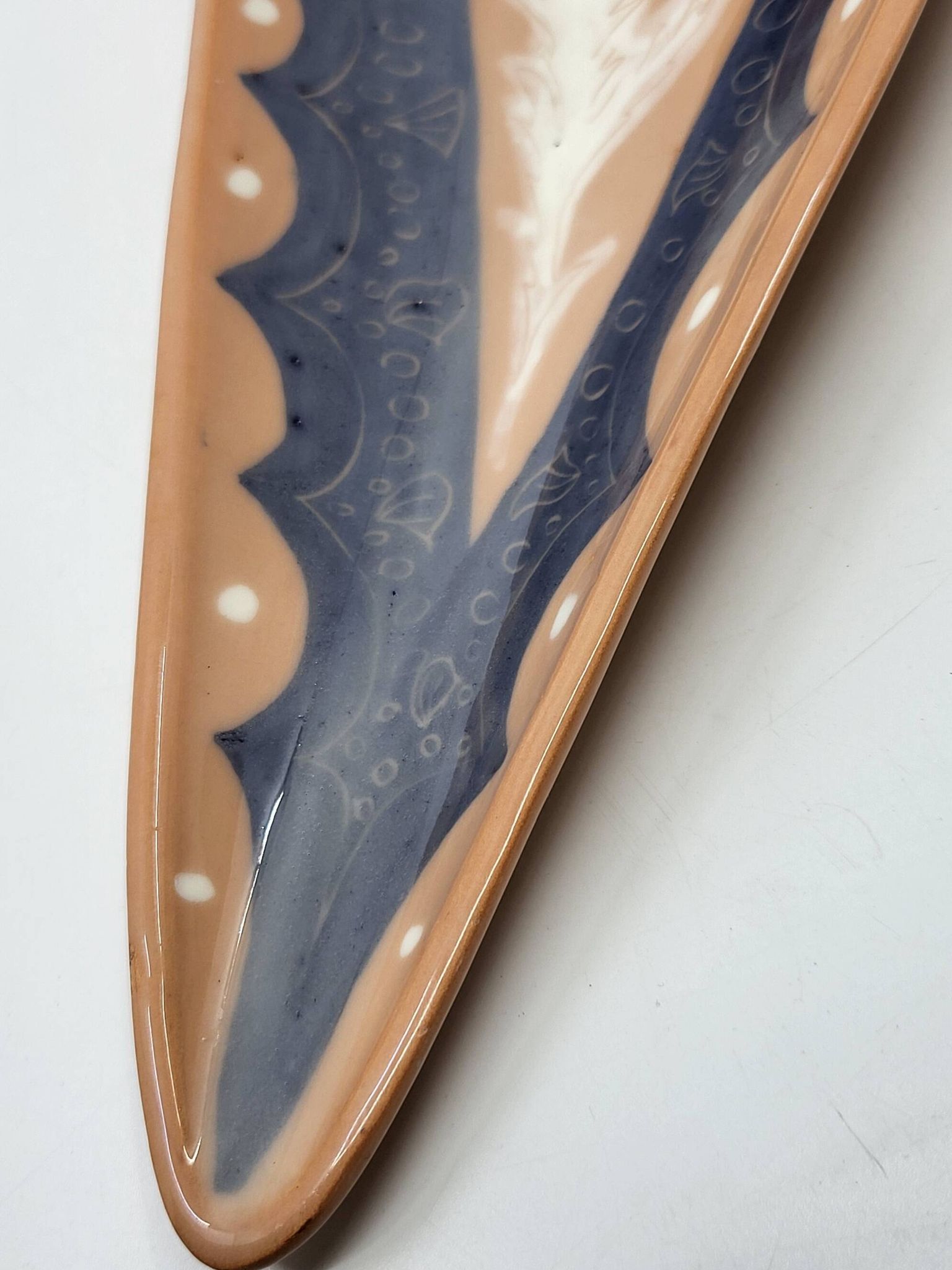 Triangular catchall by Gabrielle Mackiewicz, France, 1950s