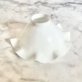 White opaline tulip glass lampshade