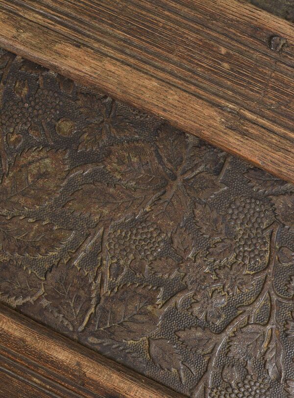 Malle de victorienne, coffre de voyage à vapeur, XIXème.