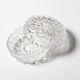Mid-Century Crystal Bonbon Jar: Vintage Glass Jewelry Box, Italy 1970s