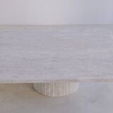Kalia Square Coffee Table – Natural Travertine