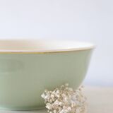 Green mint salad bowl, Villeroy and Boch, vintage