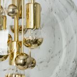 Sputnik Ball Chandelier by Doria, Germany, 1970s