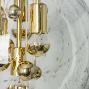 Sputnik Ball Chandelier by Doria, Germany, 1970s