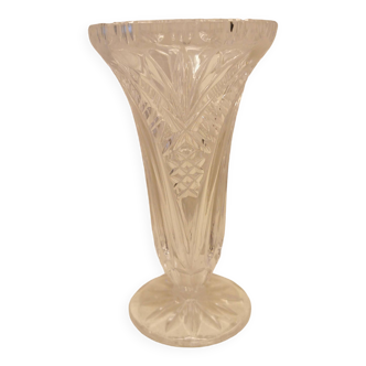 Vase en cristal ciselé