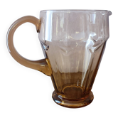 Pink glass jug