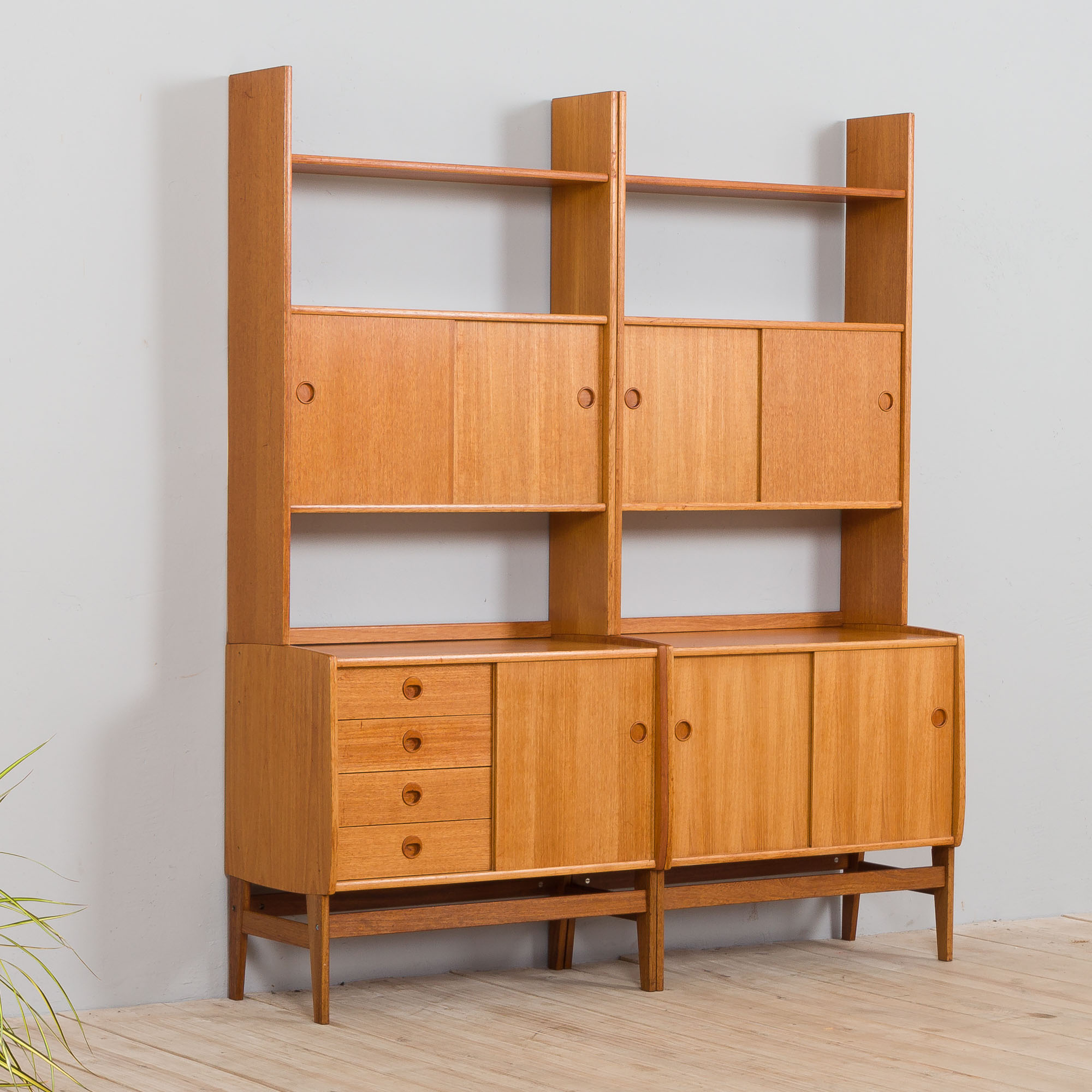 Scandinavian bookcase by John Texmon for Blindhe